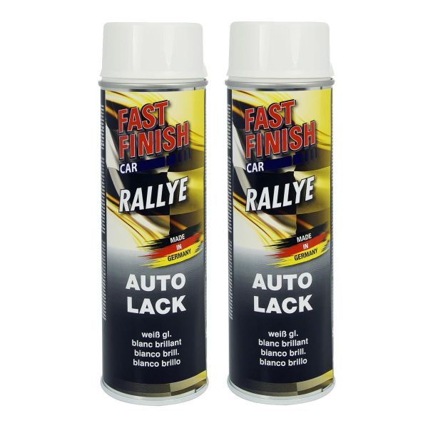 FastFinish Fast Finish Rallye Lack weiß glänzend 2x 500 ml. (FF2959042_24061408511726)