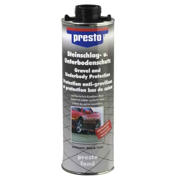 Presto Steinschlagschutz überlackierbar schwarz 1000 ml. (PR603215)