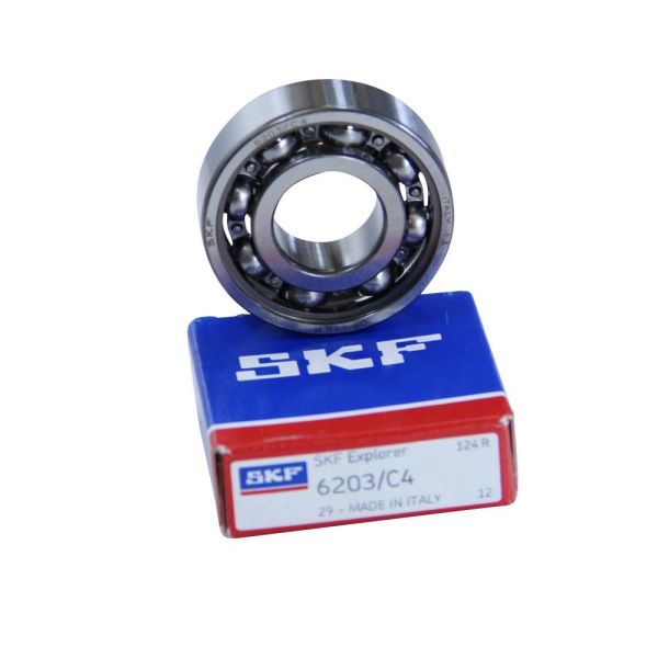 SKF Kurbelwellenlager 6203/C4 für Hercules Prima GT und Sachs 506/3B, 3BX, 3BY (6203C4-H)