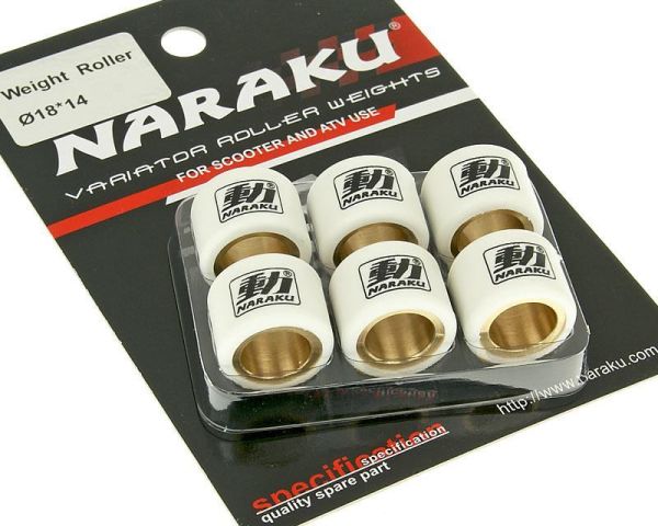 Naraku HD Variomatikgewichte 18x14, 12,7g für Roller, Quads, ATVs, Buggys, etc (67918127)