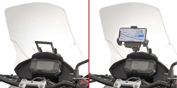 GIVI Halterung für Handy-/ Navihalterung zur Windschildmontage für BMW (FB5126_24052310362379)