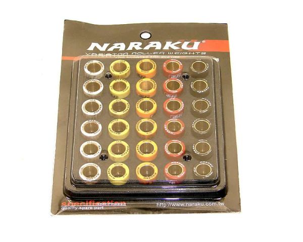 Naraku Abstimmkit Variomatikgewichte 16x13, 5g - 6g für 4-Takt Motoren (6791699)