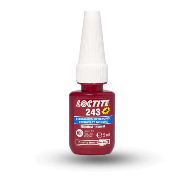 Loctite Schraubensicherung 243 - mittelfest, 5 ml. (1370555)