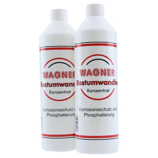 2x1000ml Wagner Rostumwandler phosphatierender Rostlöser Entroster - Konzentrat (20000730012)