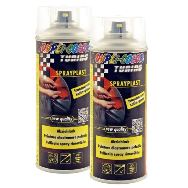 Duplicolor Sprayplast - Sprühfolie transparent seidenglanz 2x 400 ml. (DU3880952_24061809274573)