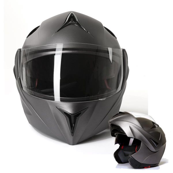 Klapphelm Integralhelm Motorradhelm CMX Prometheus matt grau,titan (16404620)