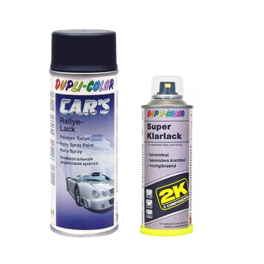Kit de peinture pour réservoirs d'essence : Car's Lackspray black