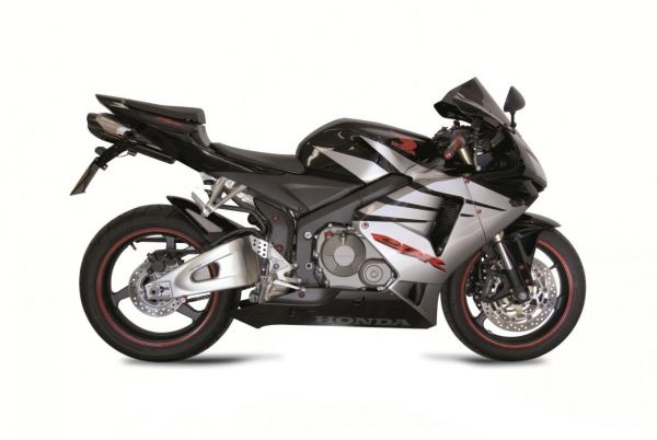 Mivv SPORT Schalldämpfer SUONO SLIP-ON Steel Black für HONDA CBR 600 RR BJ 2005 > 2006 (UH.027.L9)