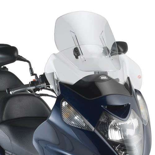 GIVI Airflow Windschild transparent 450-570 x 590 mm H/B, mit ABE (AF214G_24052113274077)