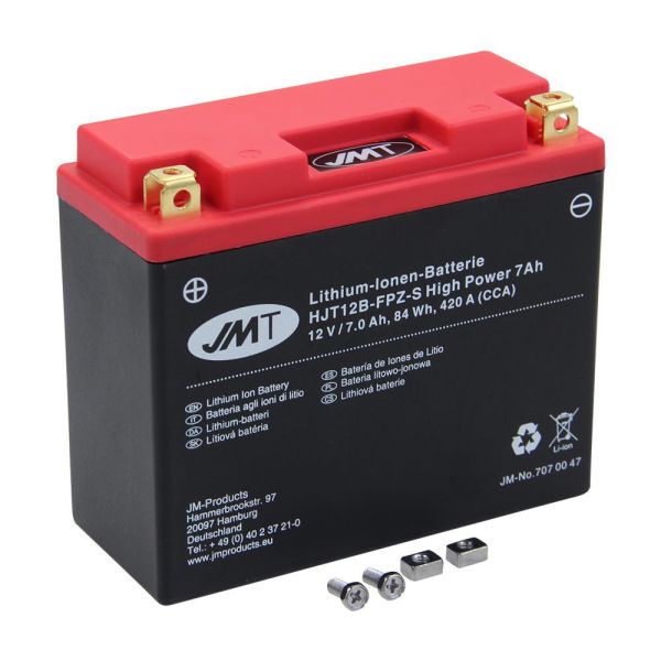 Batterie Lithium Ion 6V 2.33Ah sans entretien HJB612L-FP JMT pour