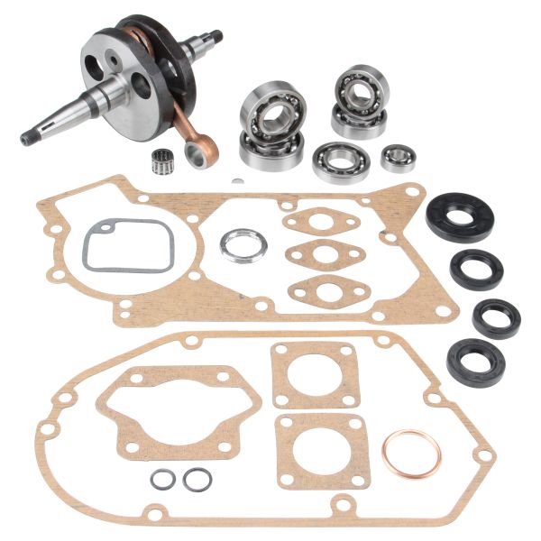 Sport Kurbelwelle + Motor Lager Set + Dichtsatz für Simson S51 / S53 / Schwalbe KR51/2 (104311)