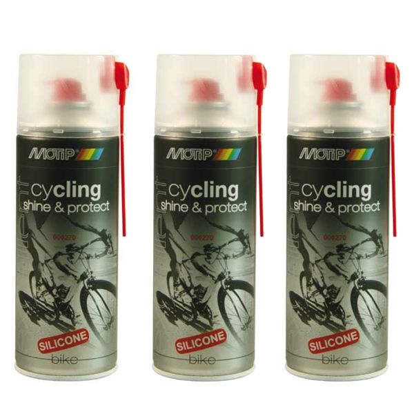 Motip MoTip Fahrrad Reinigung & Schutz Spray 3x 400 ml. (MO0002703)