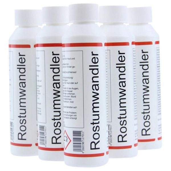 5x250ml Wagner Rostumwandler phosphatierender Rostlöser Entroster - Konzentrat (20000732505)