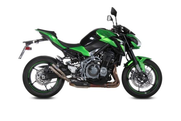 Mivv SPORT Schalldämpfer DOUBLE GUN SLIP-ON FULL TITANIUM für KAWASAKI Z900 BJ 2017 > (K.045.LDG)